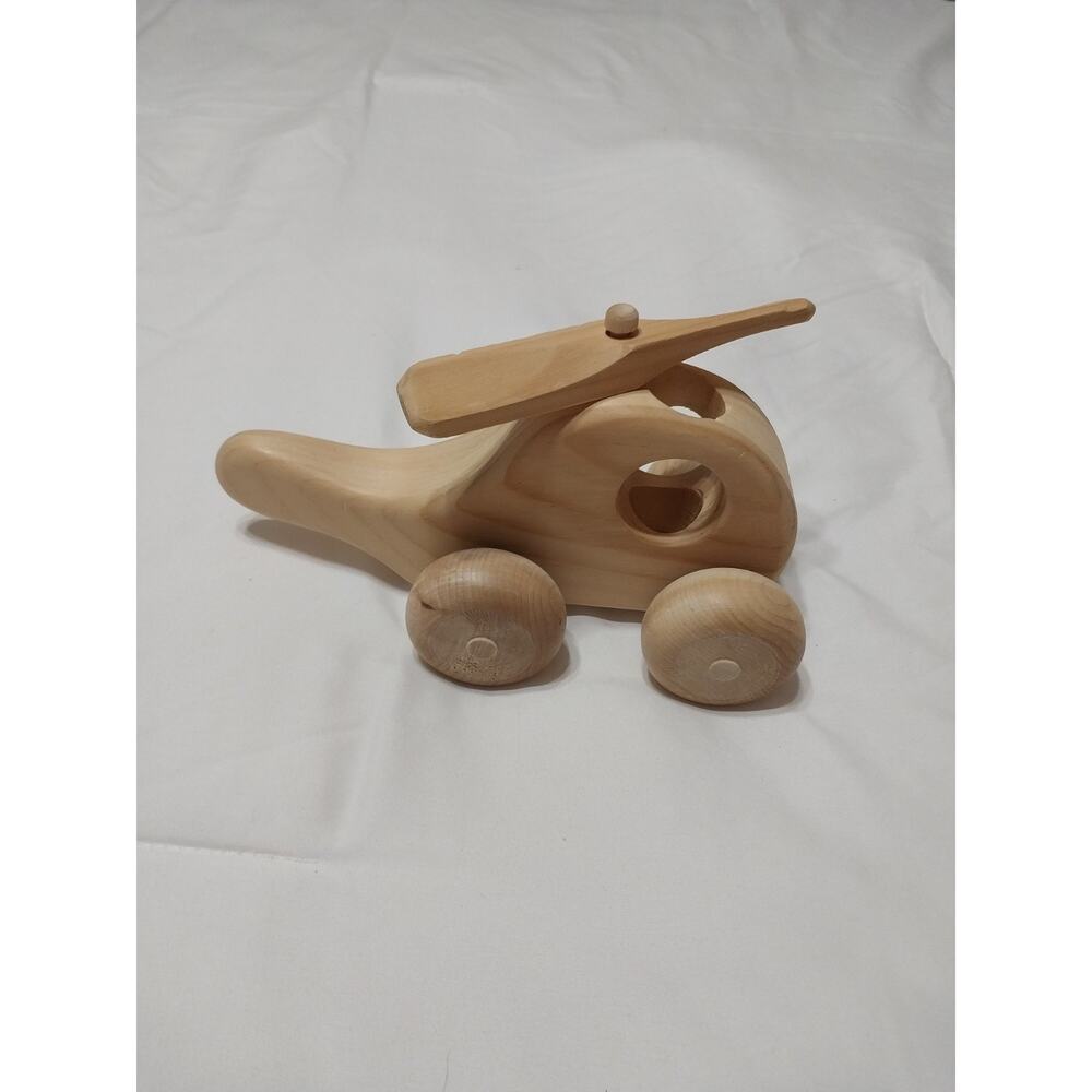 Maine Made Wooden Helicopter Toy